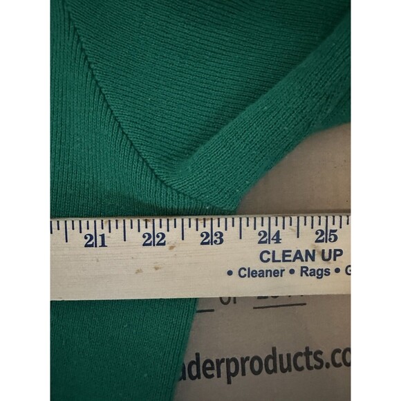 Vtg Traditional Craft Men's Green Ireland Logo V-Neck Sweater size 44-46 2xl - Picture 7 of 7